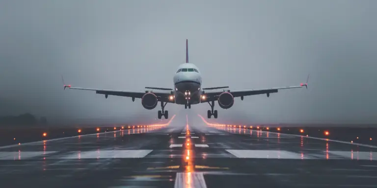 Airplane taking off