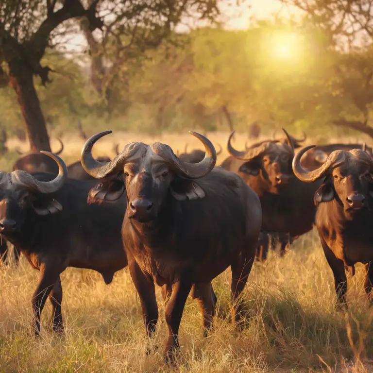 Buffalos in the Kruger National Park