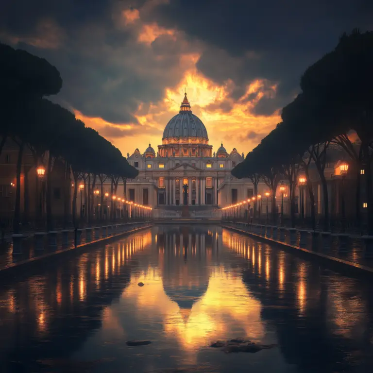 Vatican City by night