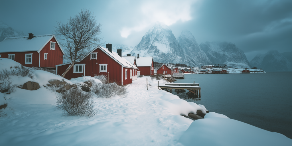 Traditional Rorbu in Lofoten