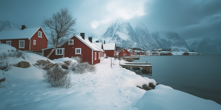 Traditional Rorbu in Lofoten