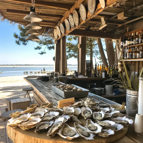 Oyster Bar in the Bay of Arcachon