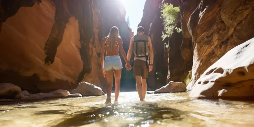 Hiking the Zion Narrow