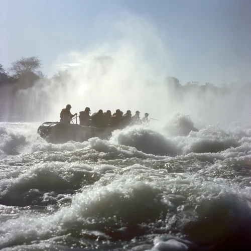 Rafting on the Zambezi River